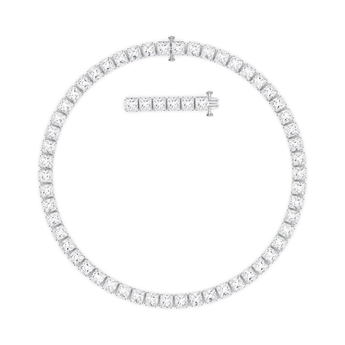 MarkasızMillenia Kolye Gerdanlık Swarovski Zirconia Kare Kristal Rodyum Kaplama | ÜnçerlerMillenia Kolye Gerdanlık Swarovski Zirconia Kare Kristal Rodyum Kaplama