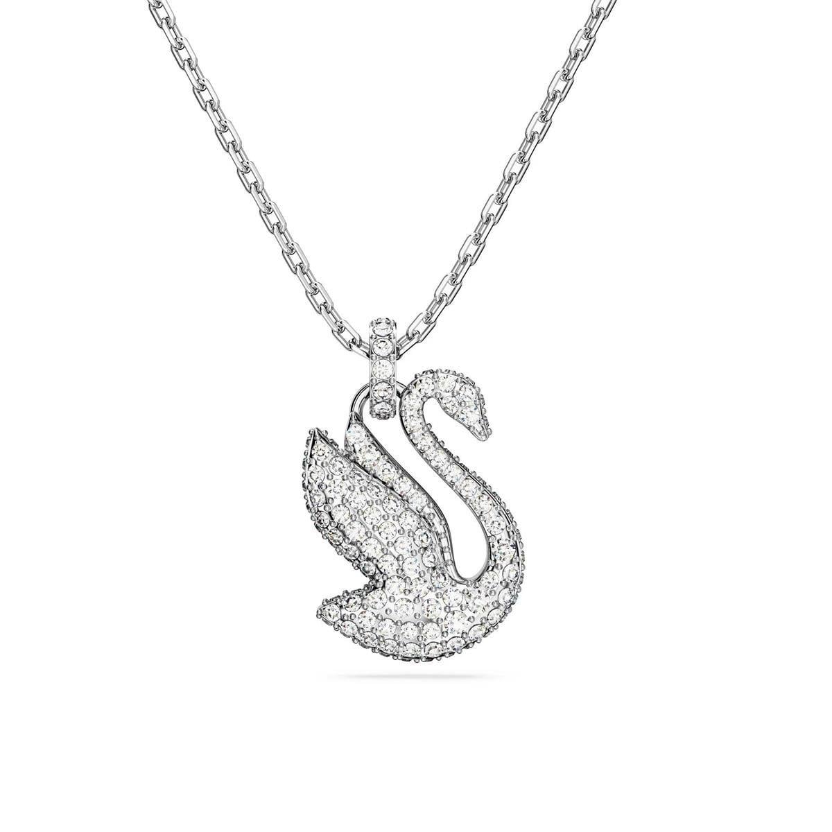 MarkasızSwarovski Iconic Kuğu Model Beyaz, Rodyum Kaplama Kolye | ÜnçerlerSwarovski Iconic Kuğu Model Beyaz, Rodyum Kaplama Kolye 