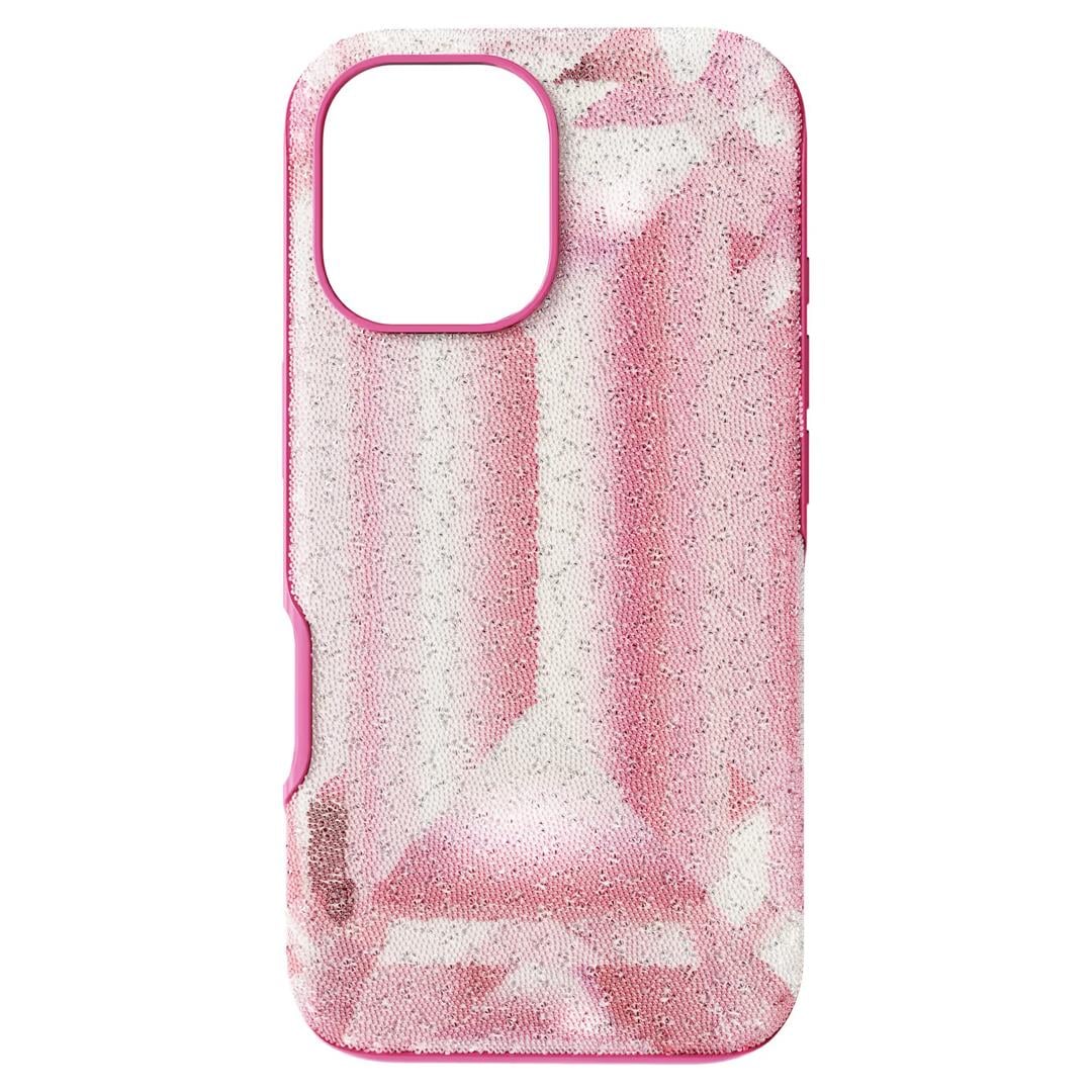 SwarovskiHigh Akıllı Telefon Kılıfı Kristal baskı motifi, iPhone® 16, Pembe