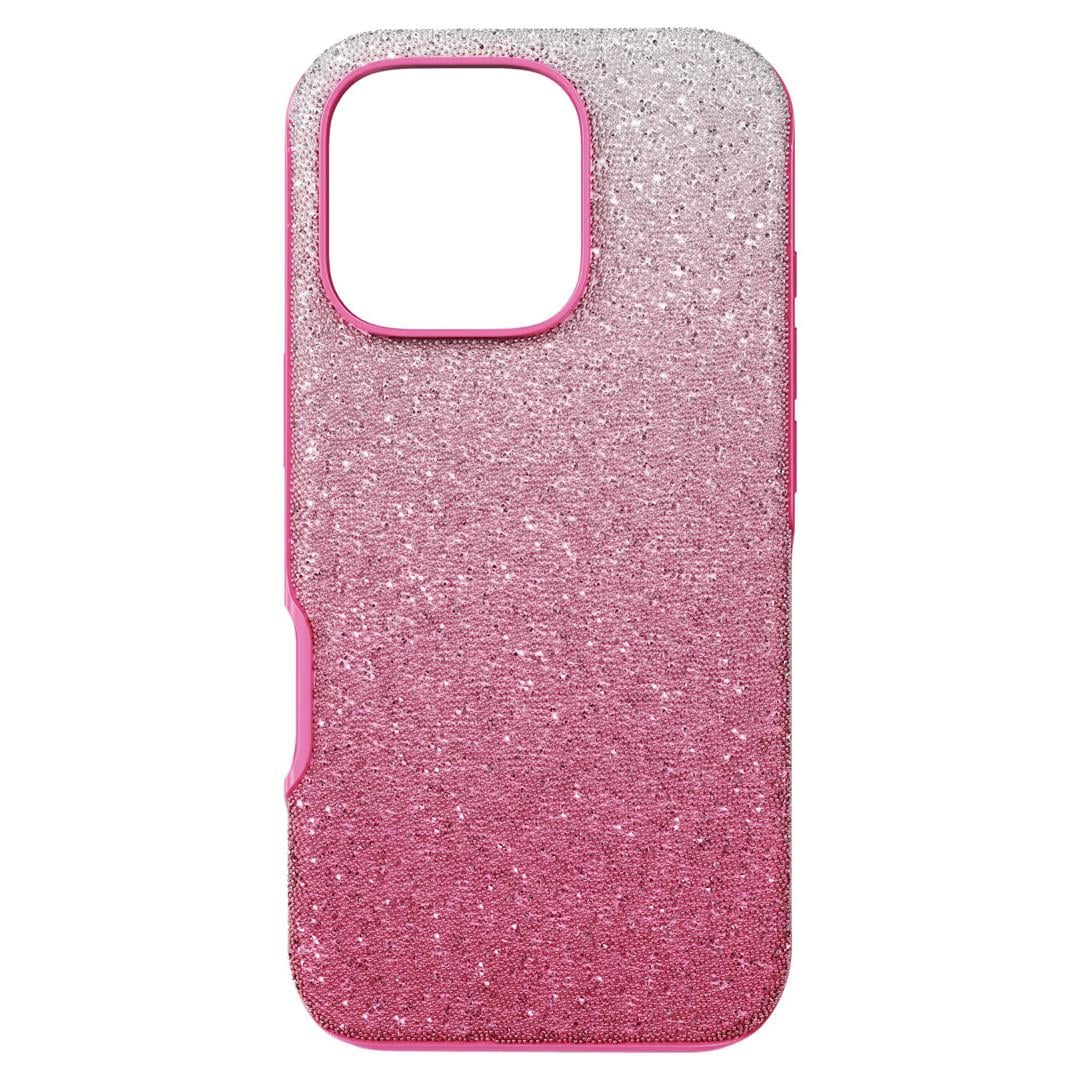 SwarovskiHigh Akıllı Telefon Kılıfı Renk geçişli, iPhone® 16 Pro, Pembe