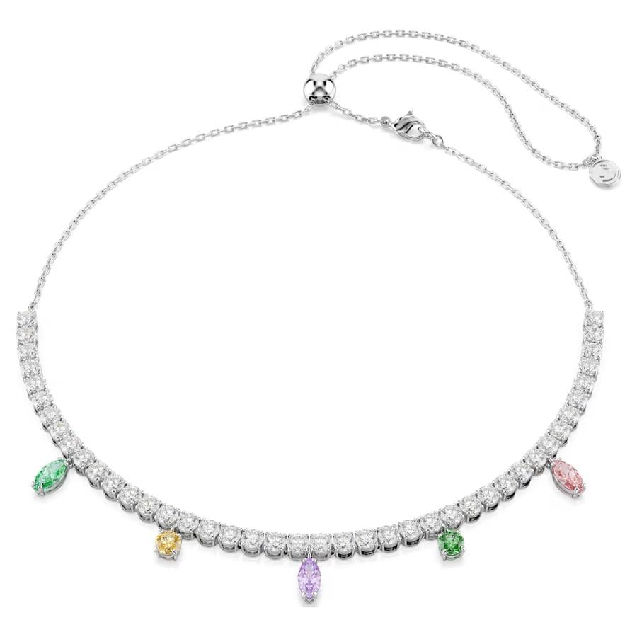 ÜnçerlerAriana Grande x Swarovski Kolye Karışık kesimler, Çok renkli, Rodyum kaplama