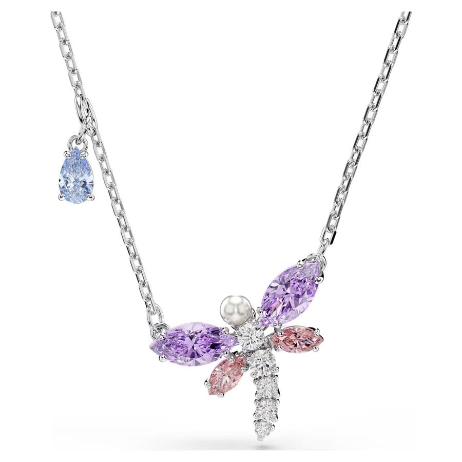 ÜnçerlerAriana Grande x Swarovski Kolye Karışık kesimler, Yusufçuk, Çok renkli, Rodyum kaplama
