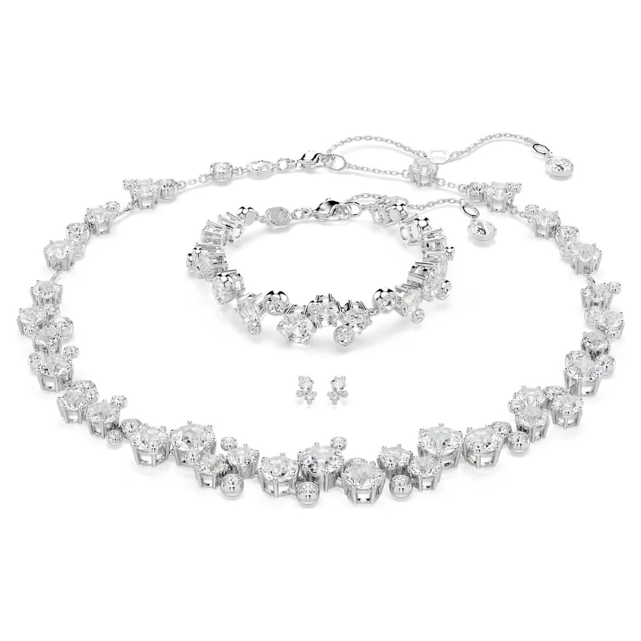 ÜnçerlerConstella Set Karışık kesimler, Beyaz, Rodyum kaplama