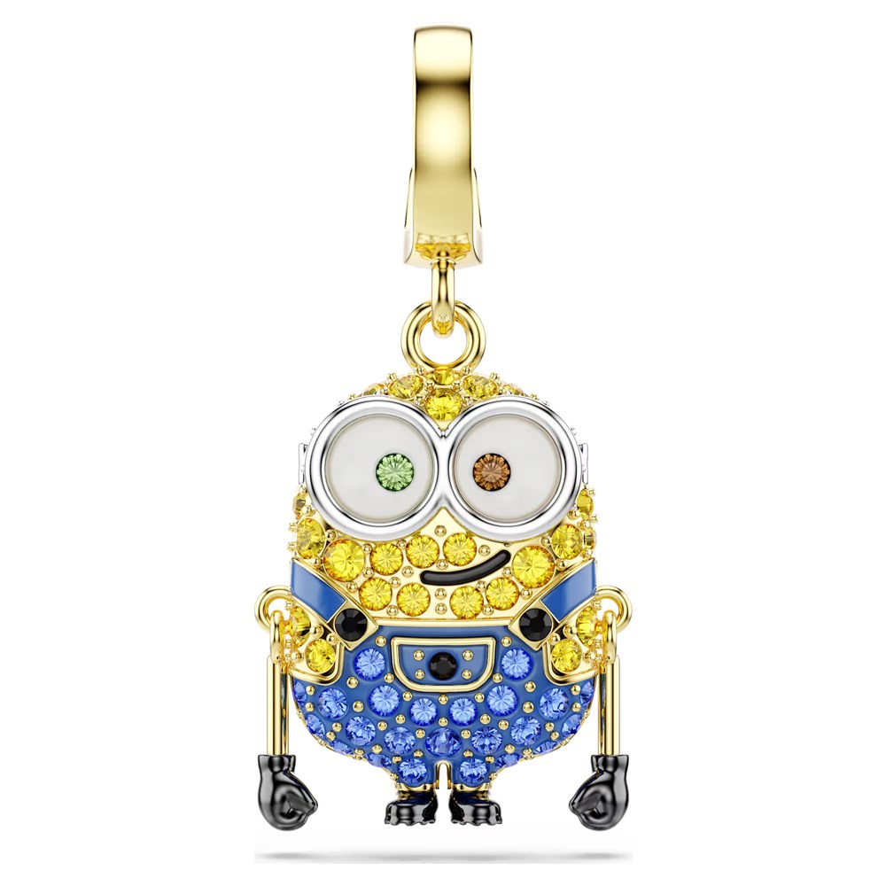 ÜnçerlerMinions Bob Charm Pavé, Çok renkli, 18k altın rengi yüzey