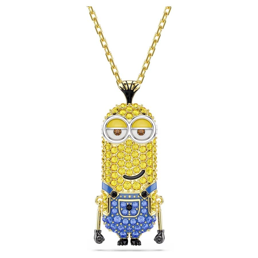 ÜnçerlerMinions Kevin Kolye Pavé, Çok renkli, Altın rengi kaplama