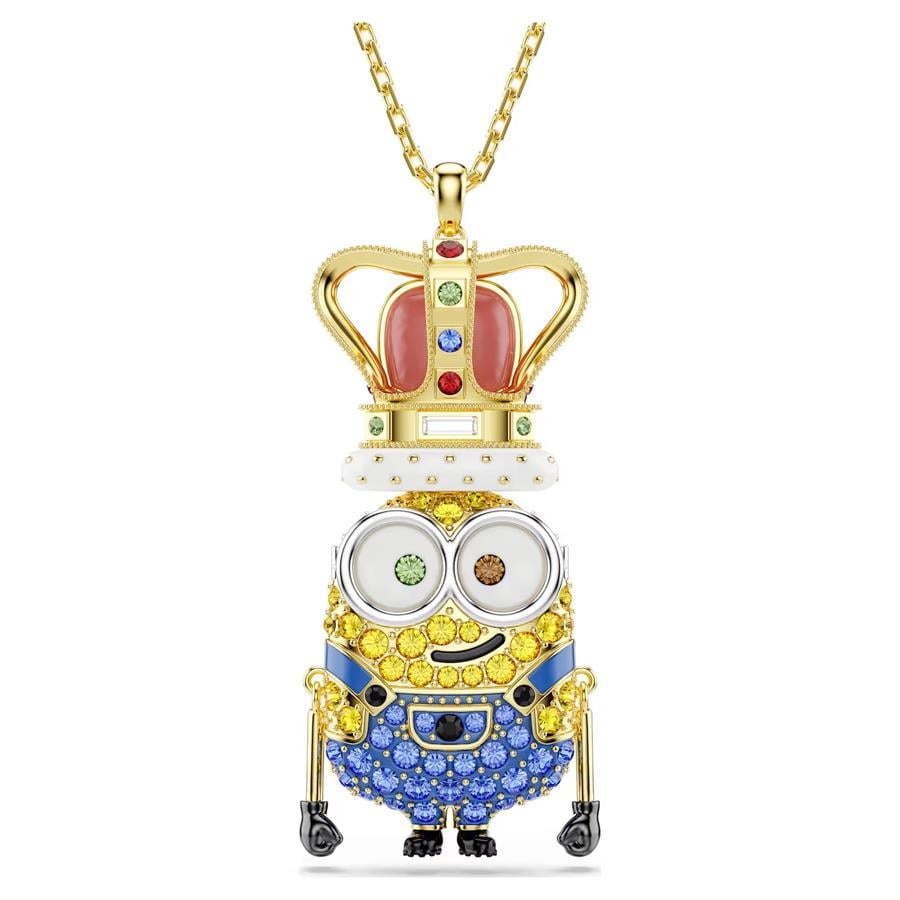 ÜnçerlerMinions King Bob Kolye Pavé, Çok renkli, Altın rengi kaplama