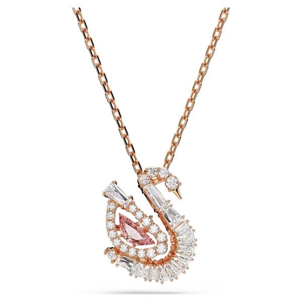 ÜnçerlerSwan Kolye Karışık kesimler, Kuğu, Pembe
