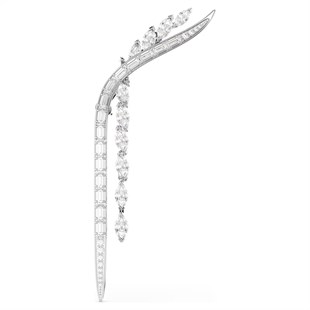 SwarovskiMesmera Broş Karışık kesimler, Beyaz, Rodyum kaplama