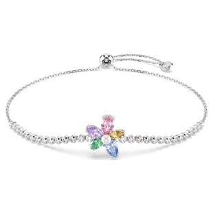 ÜnçerlerAriana Grande x Swarovski Bileklik Karışık kesimler, Çiçek, Çok renkli, Rodyum kaplama
