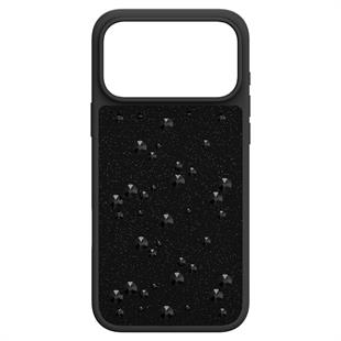 ÜnçerlerHigh Akıllı Telefon Kılıfı Flat Back kristaller, iPhone® 17 Pro Max, Siyah