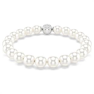 ÜnçerlerMatrix Bileklik Kristal inci, Beyaz, Rodyum kaplama