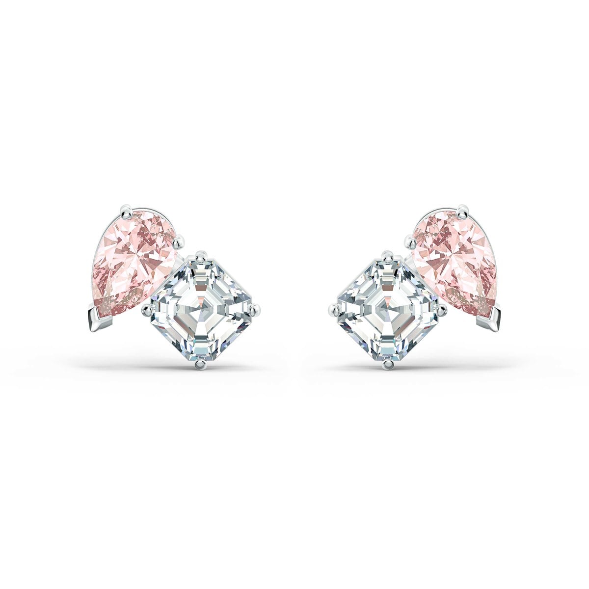 Attract Soul:İğneli Küpe Pembe, Rodyum Kaplama