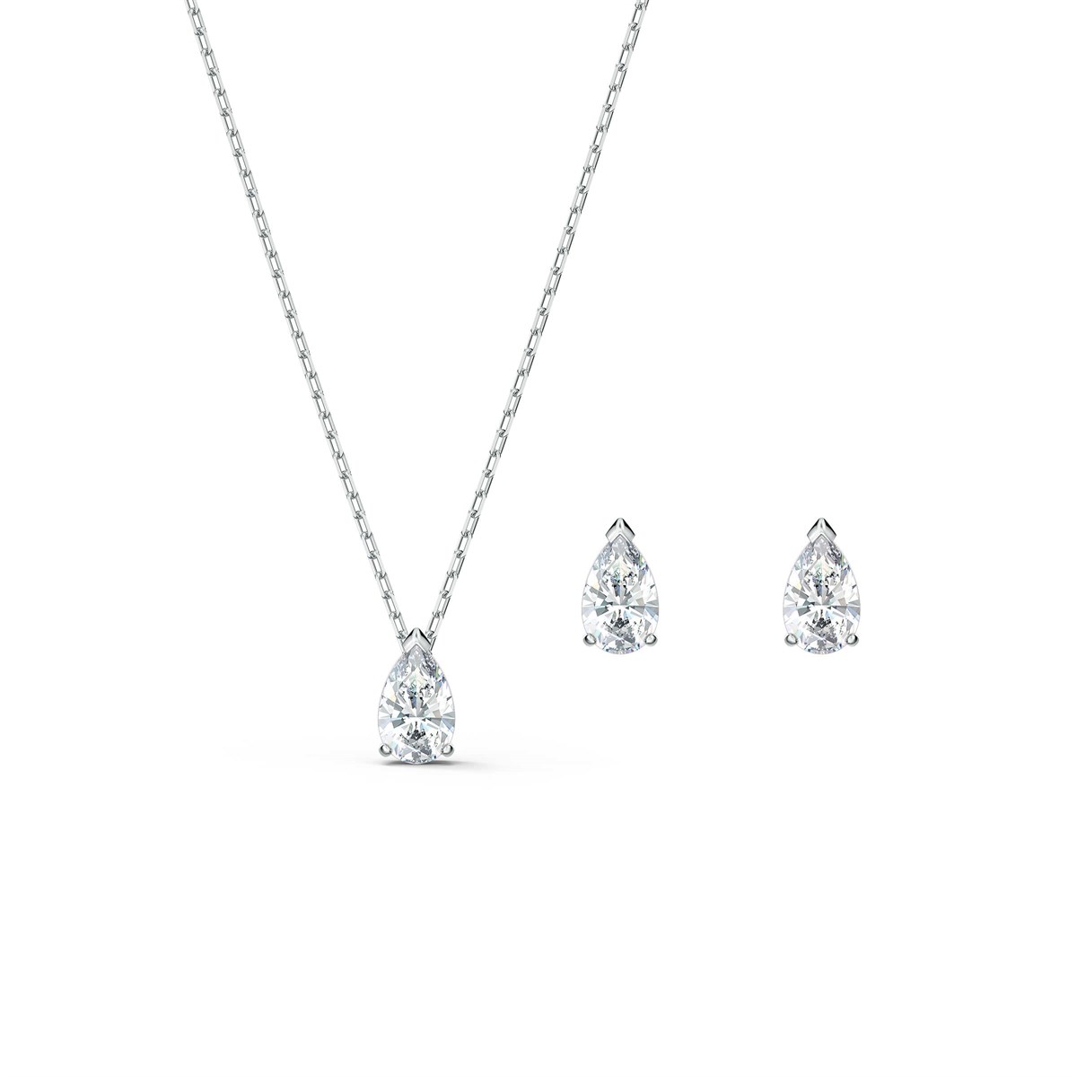 ATTRACT:SET PEAR, BEYAZ, RODYUM KAPLAMA