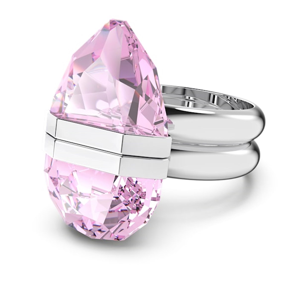 Lucent Yüzük Manyetik Pembe Rodyum Kaplama