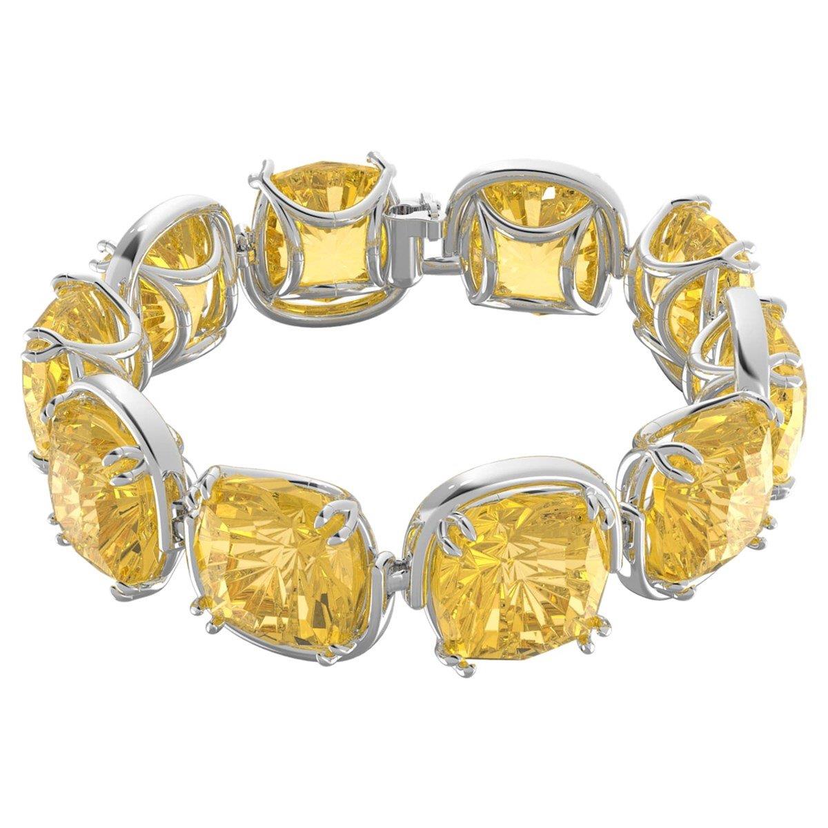 MarkasızHarmonia Bileklik Sarı Yastık Kesim Kristal Rodyum Kaplama | ÜnçerlerHarmonia Bileklik Sarı Yastık Kesim Kristal Rodyum Kaplama