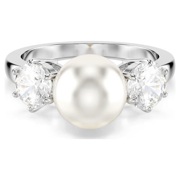 MarkasızMATRIX:RING 8MM PEARL WHITE/RHS 55---