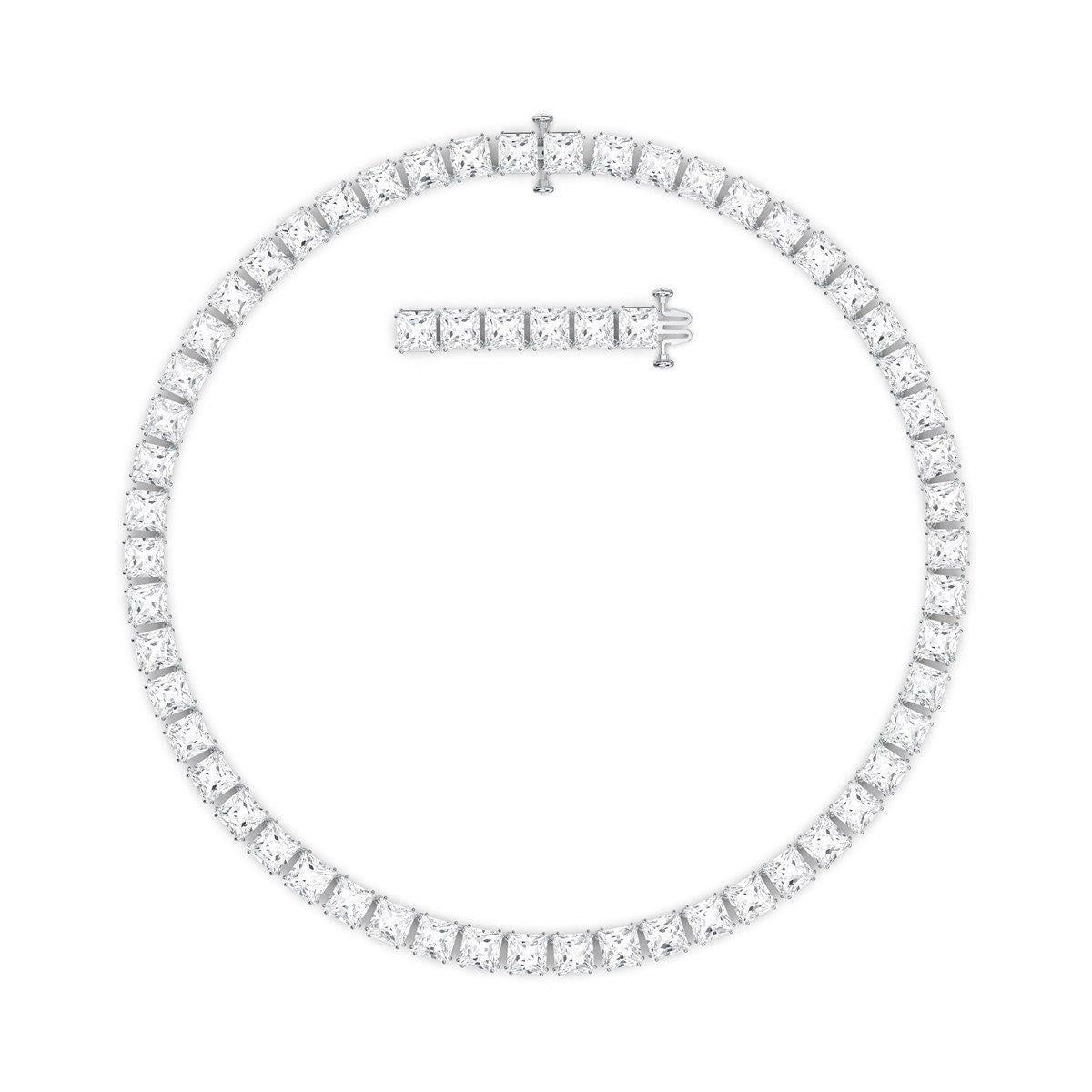 MarkasızMillenia Kolye Gerdanlık Swarovski Zirconia Kare Kristal Rodyum Kaplama | ÜnçerlerMillenia Kolye Gerdanlık Swarovski Zirconia Kare Kristal Rodyum Kaplama