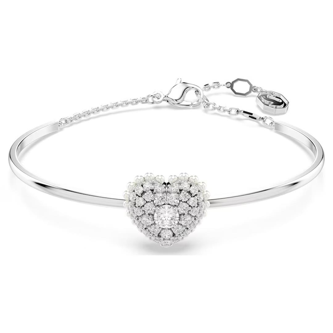 MarkasızSwarovski Hyperboala Kalp Şekilli Kadın Bileklik
