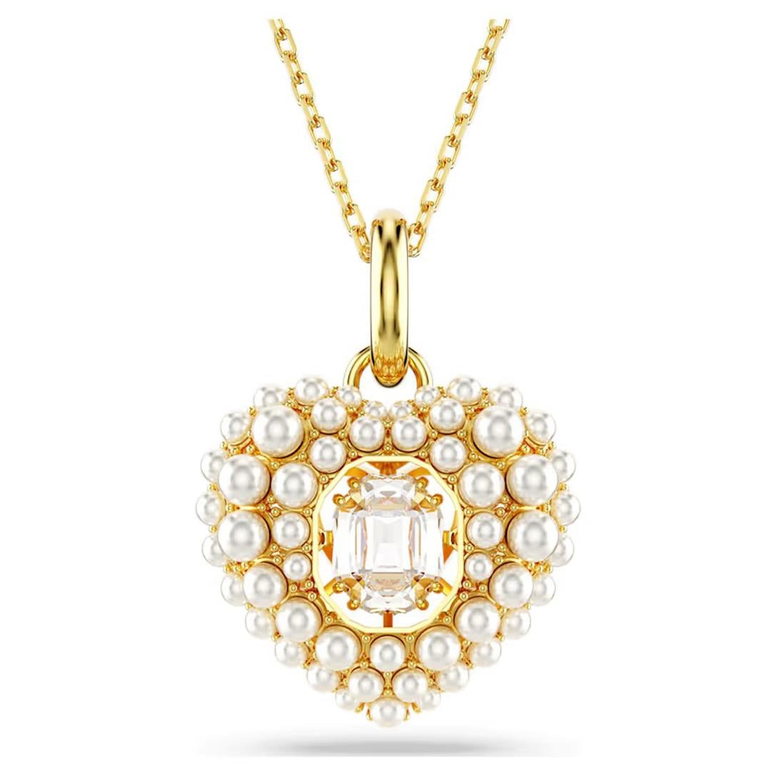 MarkasızSwarovski Hyperboala Kalp Şekilli Taşlı Kadın Kolye