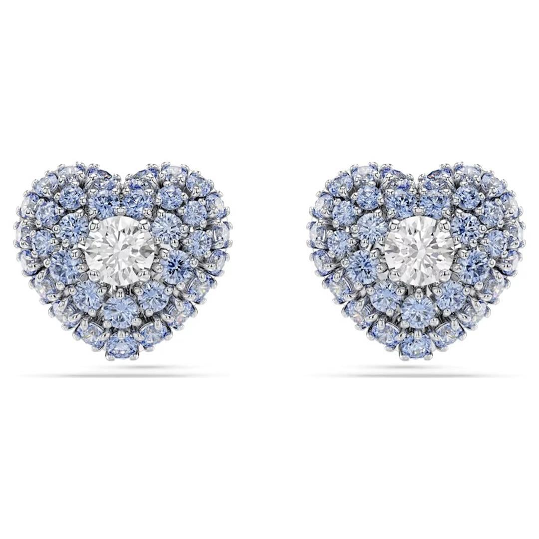 MarkasızSwarovski Hyperboala Kalp Şekilli Taşlı Kadın Küpe