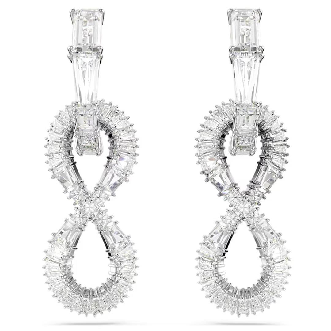 MarkasızSwarovski Hyperboala Sonsuzluk Taşlı Gümüş Rengi Kadın Kolye