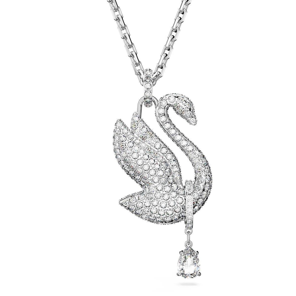 MarkasızSwarovski Iconic Swan Beyaz Kuğu Kadın Kolye