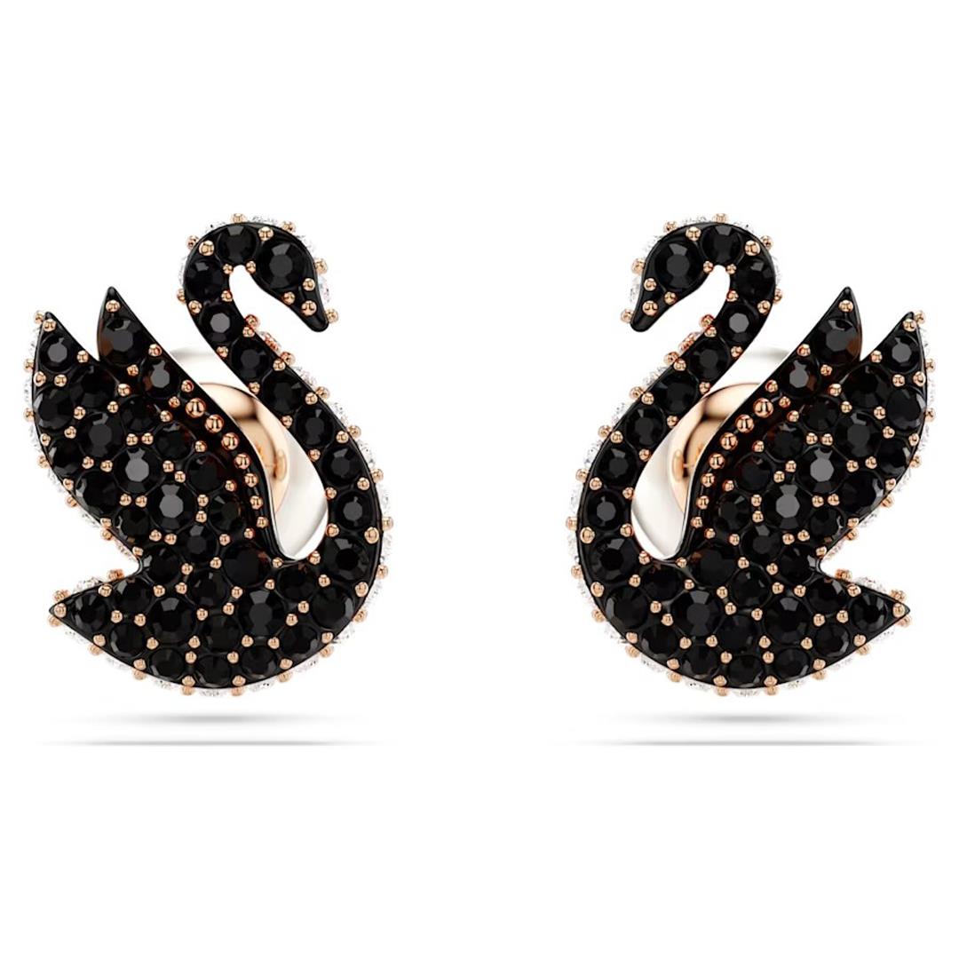 MarkasızSwarovski Swan Kuğu Şekilli Taşlı Kadın Küpe