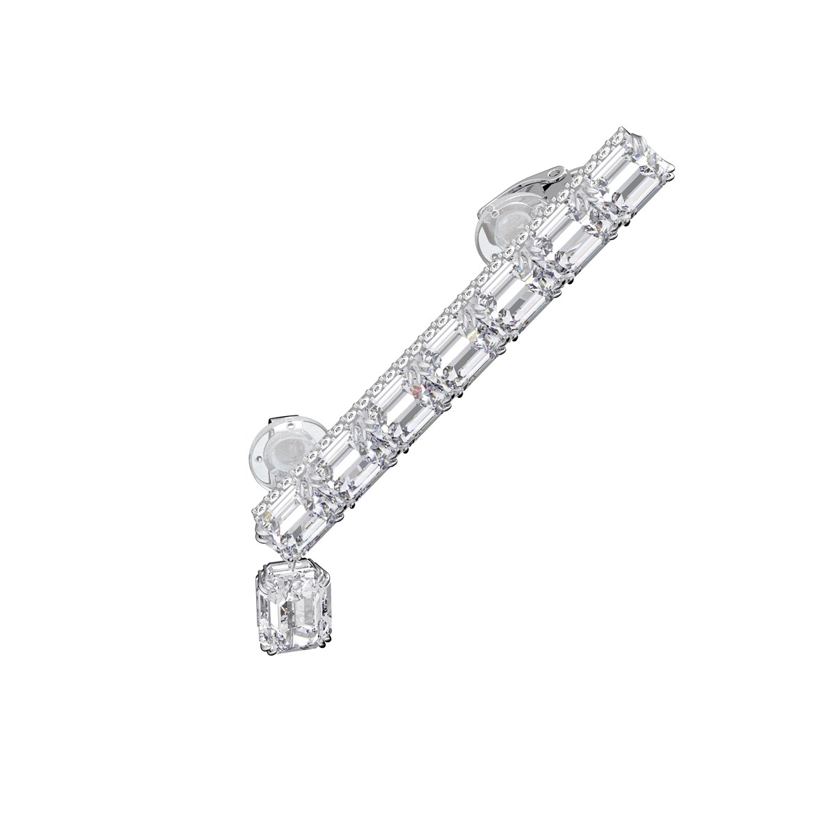Millenia Tek Küpe Ear Cuff Rodyum Kaplama