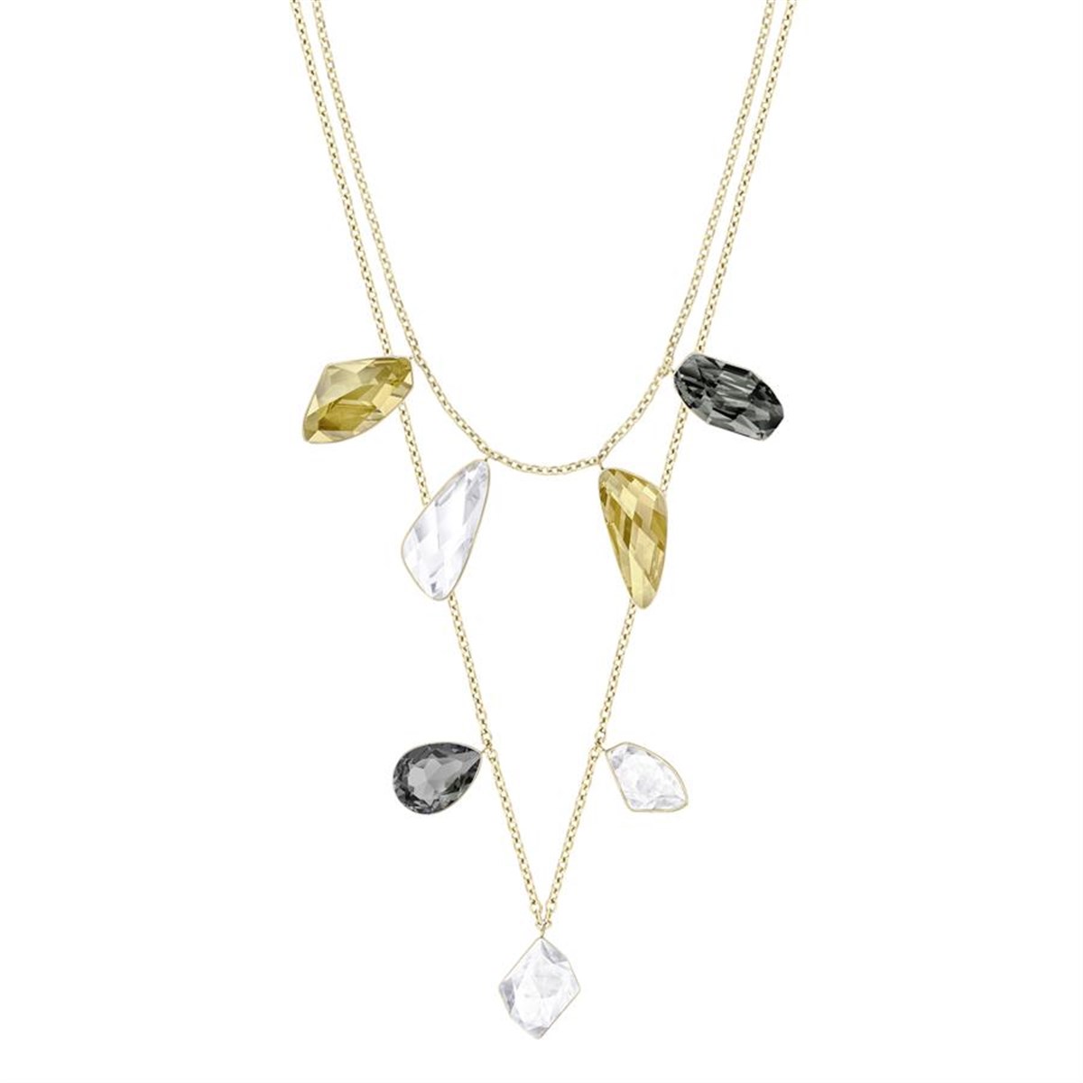 Prisma Çift Kolye Altın Kaplama 