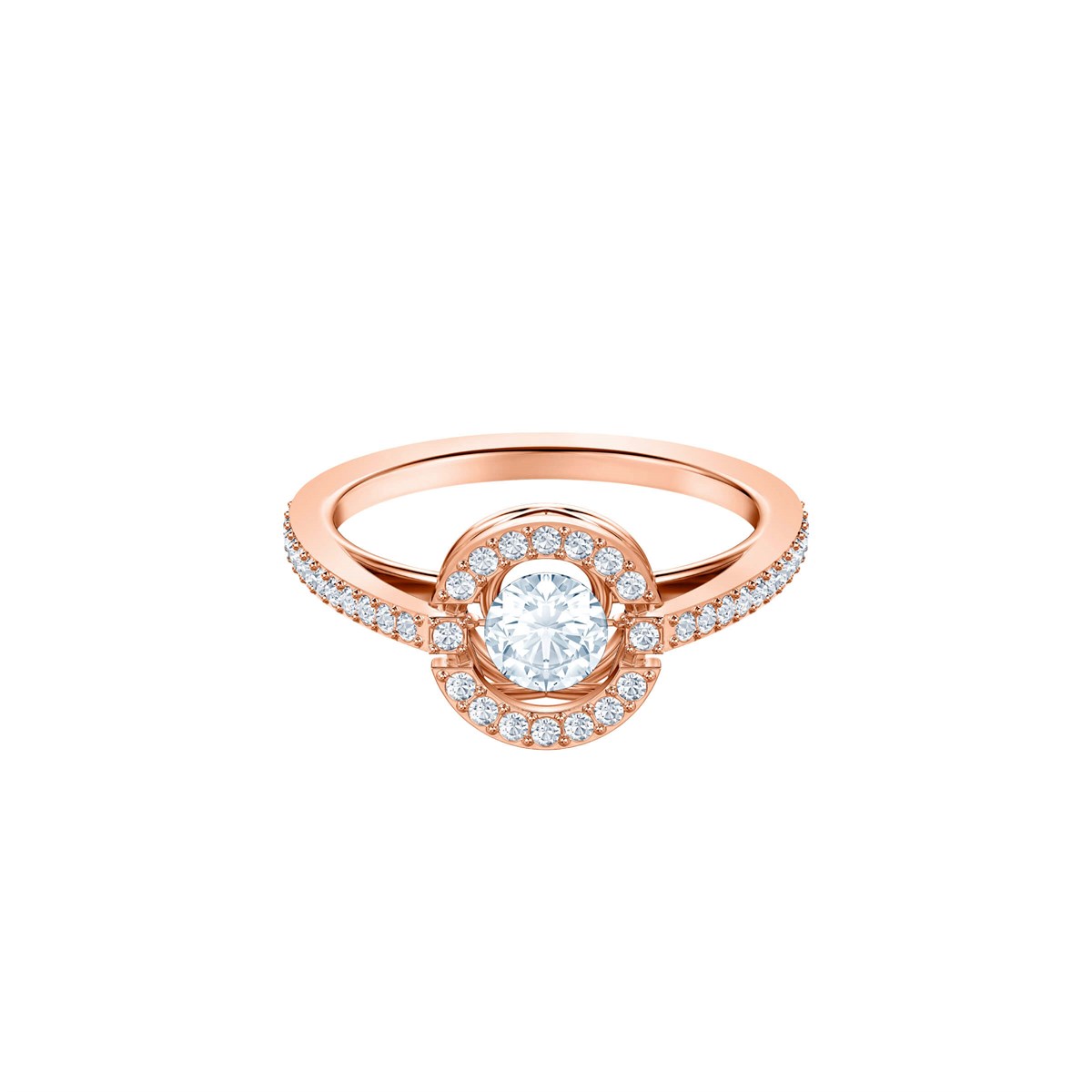Sparkling Dc:Yüzük Pembe Altin Kaplama