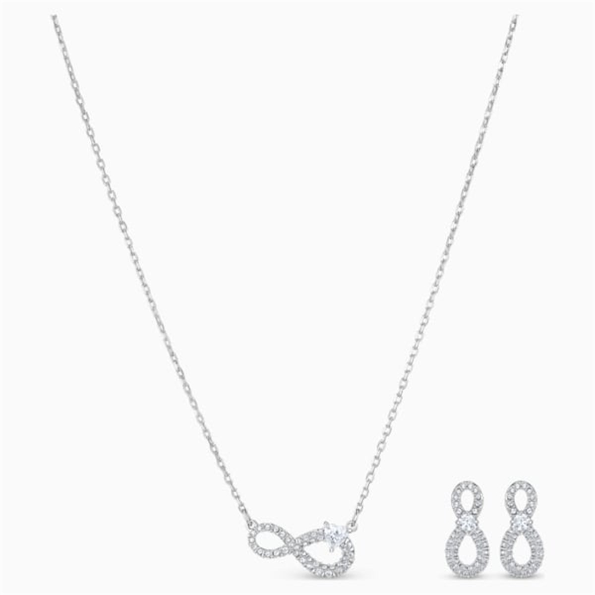 SWA INFINITY:SET BEYAZ, RODYUM KAPLAMA