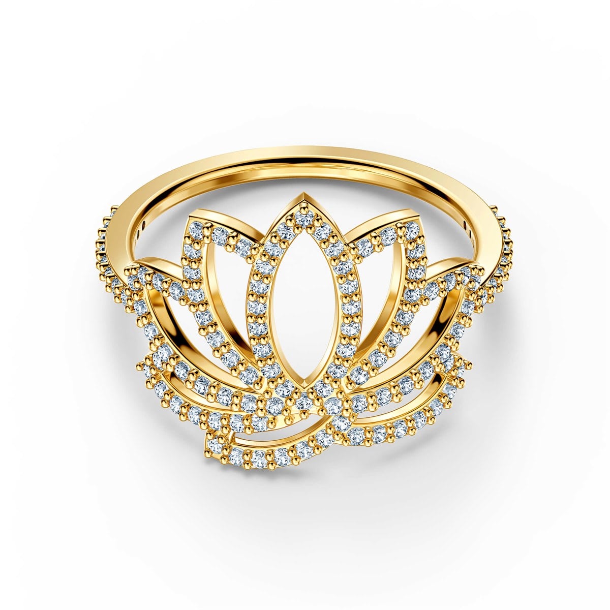 Swa Symbol:Yüzük Lotus Altin Kaplama