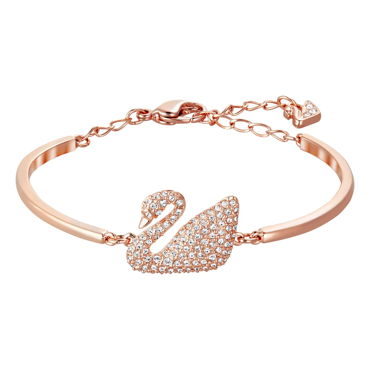 Swan:Bileklik Pembe Altin Kaplama