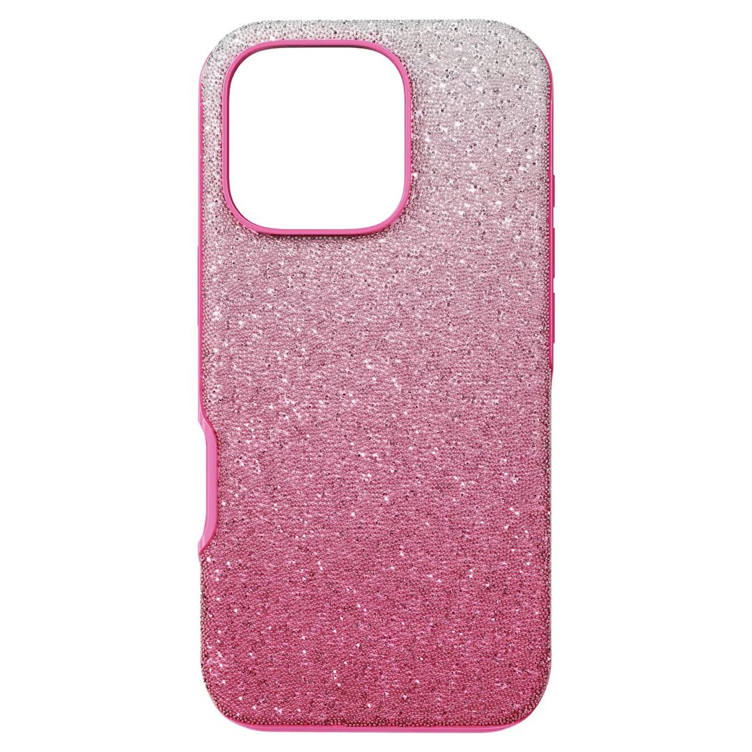 SwarovskiHigh Akıllı Telefon Kılıfı Renk geçişli, iPhone® 16 Pro, Pembe
