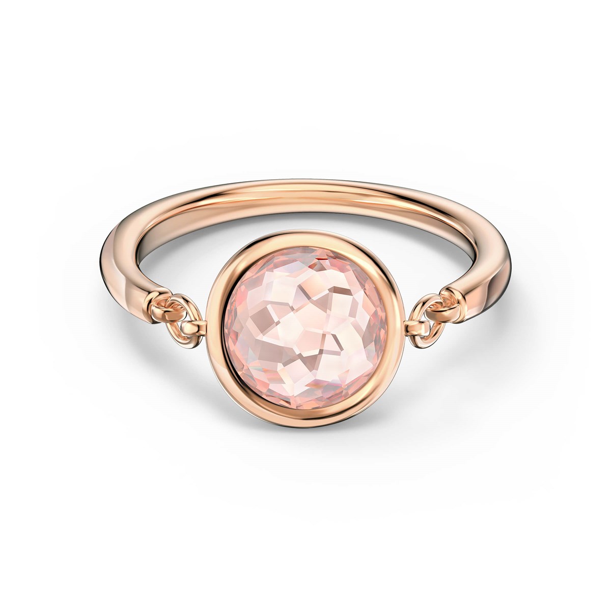 Tahlia Yüzük Pembe Kristal Pembe Altın Kaplama