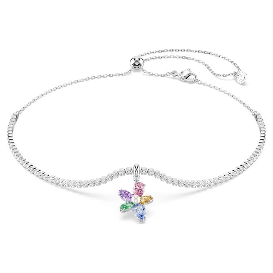 ÜnçerlerAriana Grande x Swarovski Gerdanlık Karışık kesimler, Çiçek, Çok renkli, Rodyum kaplama
