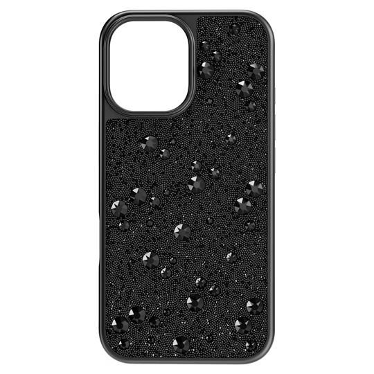 ÜnçerlerHigh Akıllı Telefon Kılıfı Serpiştirilmiş tasarım, iPhone® 16, Siyah