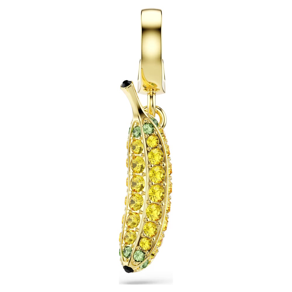 ÜnçerlerMinions Banana Charm Pavé, Sarı, 18k altın rengi yüzey