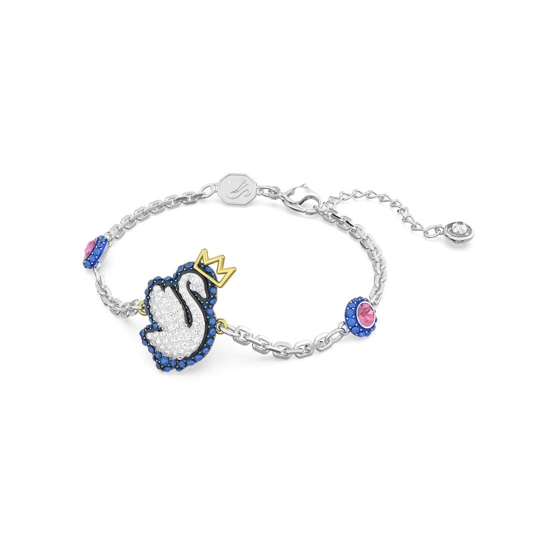 ÜnçerlerPop Swan Bileklik Kuğu, Mavi, Rodyum Kaplama