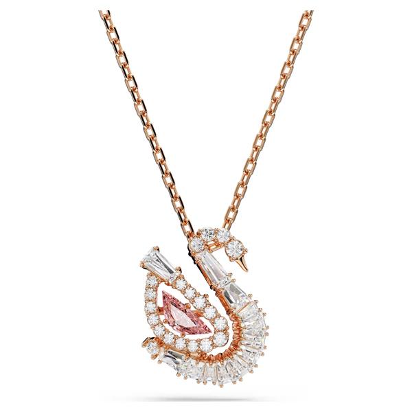 ÜnçerlerSwan Kolye Karışık kesimler, Kuğu, Pembe