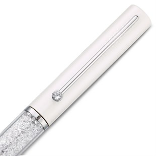CRYSTALLINE GLOSS TÜKENMEZ KALEM, BEYAZ, KROM KAPLAMA