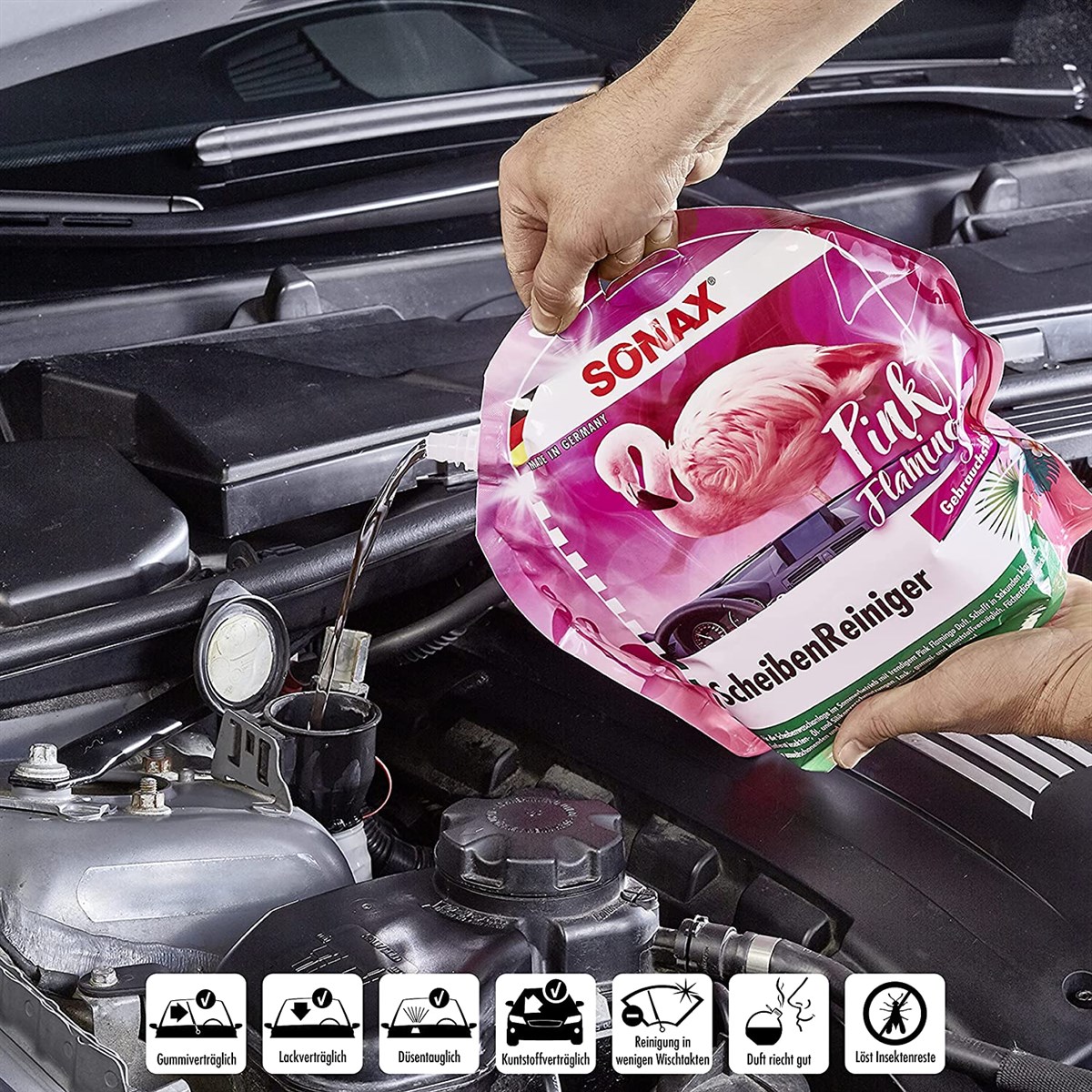 Sonax Cam Suyu Pembe 3 lt