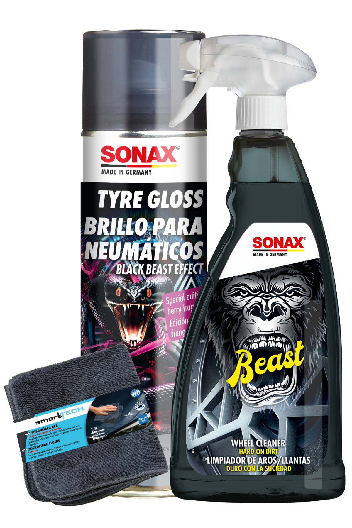Sonax Jant Canavarı + Lastik Parlatıcı Seti | SONAX