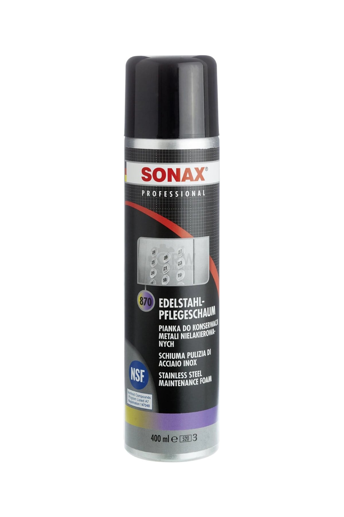 Sonax Metal Temizleme Bakım Köpüğü 400 ml