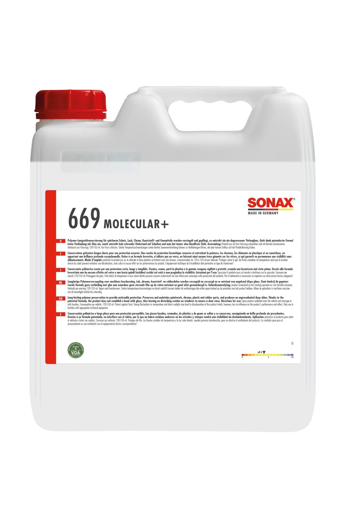 Sonax Molecular With Intelli Wash 10 L | Markasız