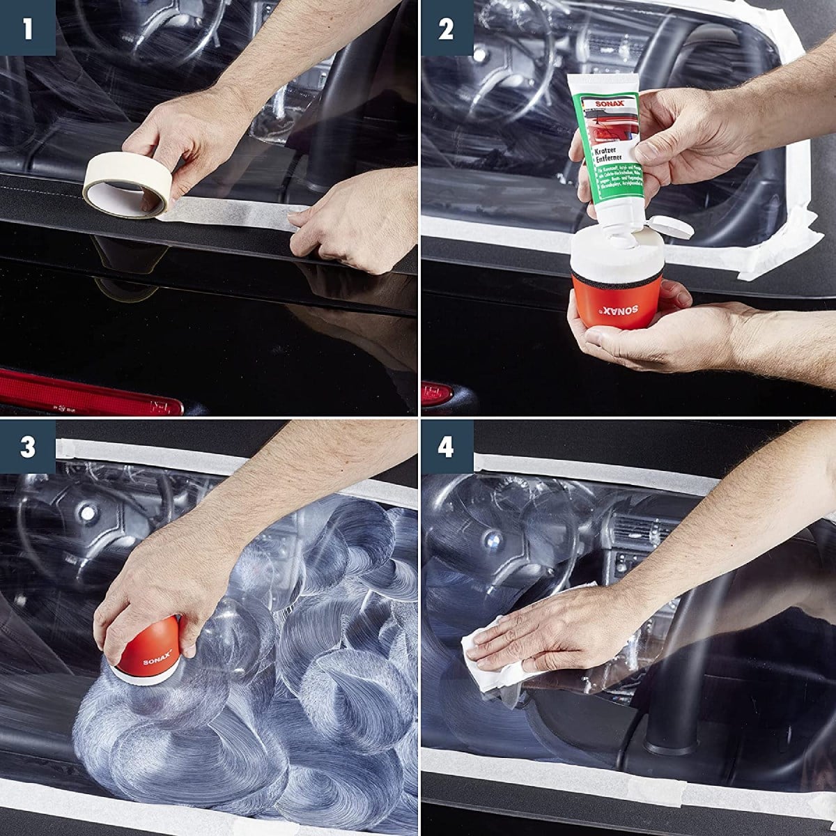 Sonax Plastik Çizik Giderici Cila 75 ml