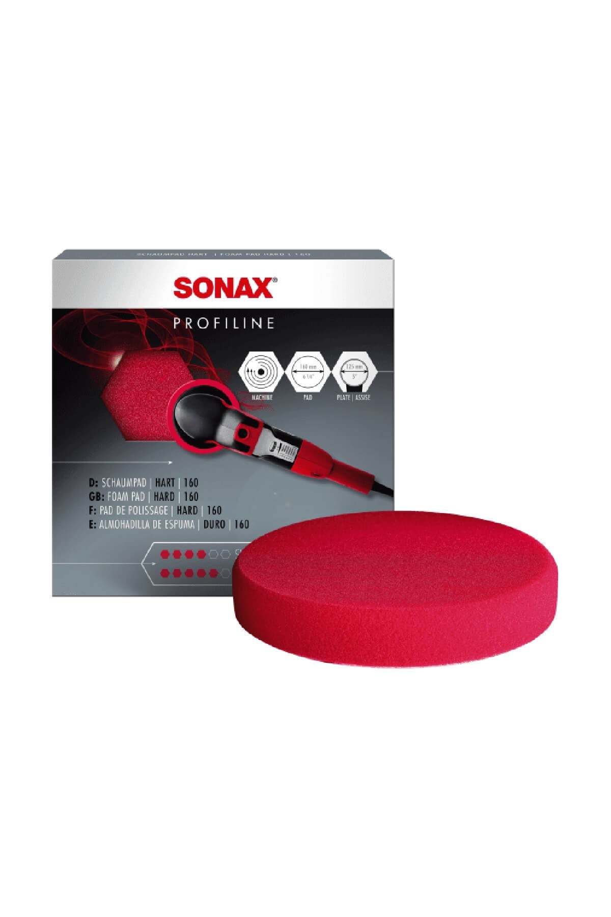 Sonax Polisaj Süngeri Sarı Kırmızı