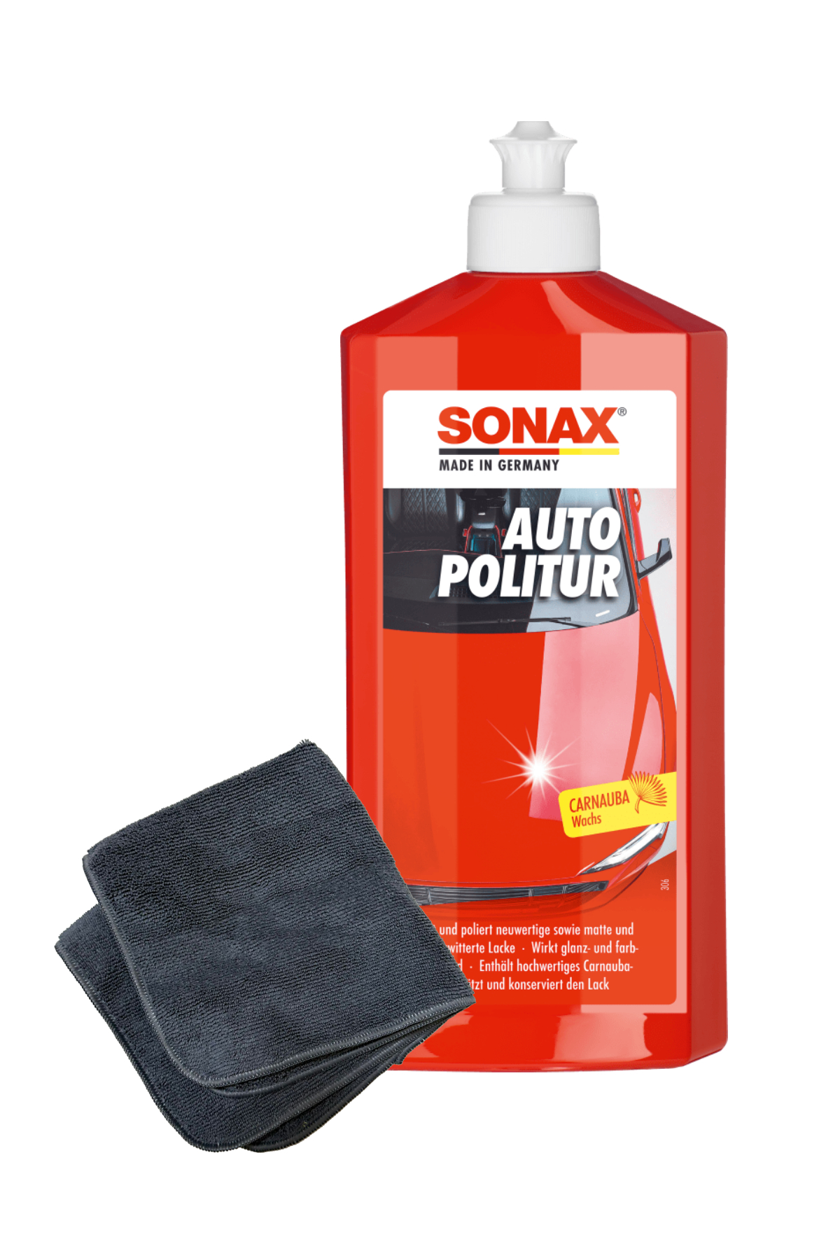 Sonax Süper Parlatıcı Cila 250 ml & SmartTech Mikrofiber Bez Tekli | Smart Tech