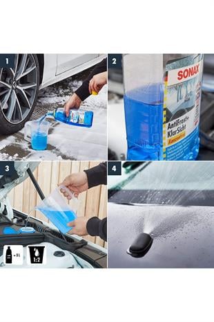 Sonax Antifrizli Konsantre Cam Suyu 1 lt