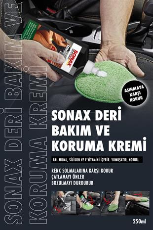 Sonax Deri Bakım ve Koruma Kremi 250 ml